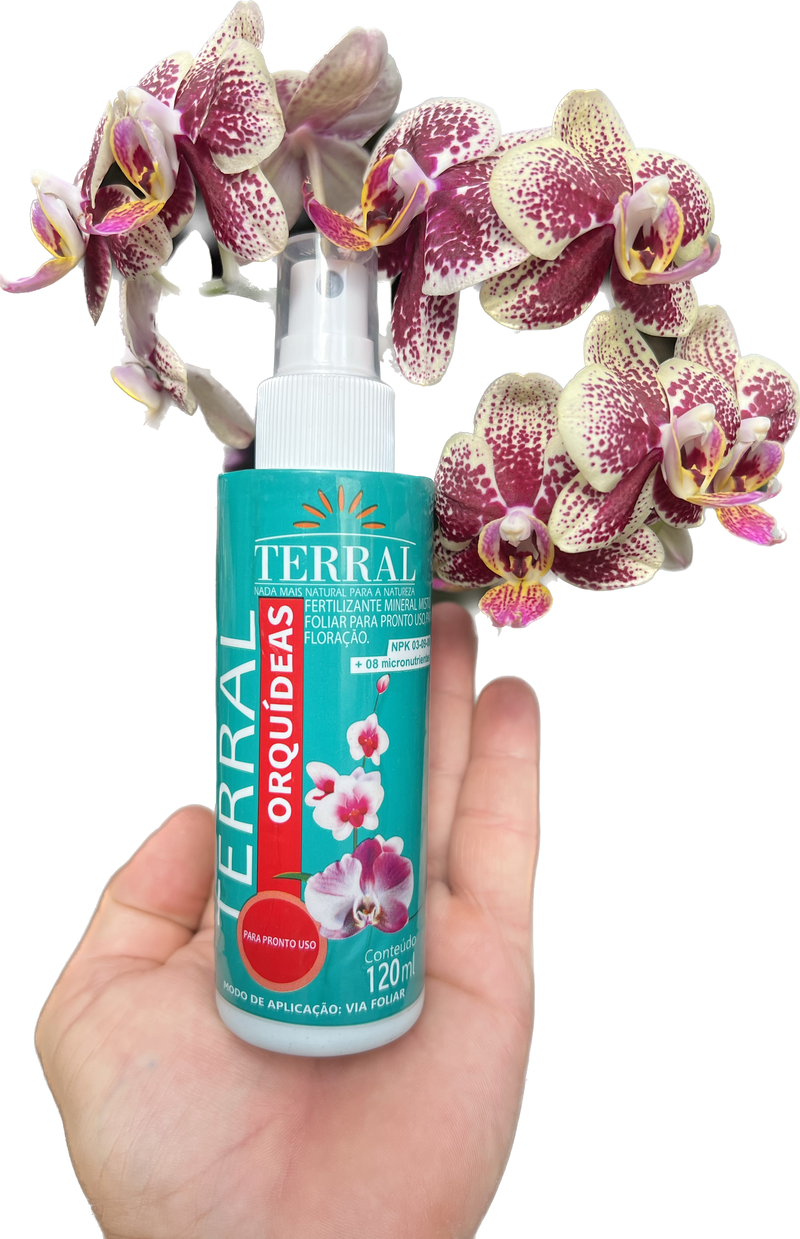 Fertilizante Orgânico Para Orquídeas Pronto Uso (NPK 03-09-08) - 120ml - Terral