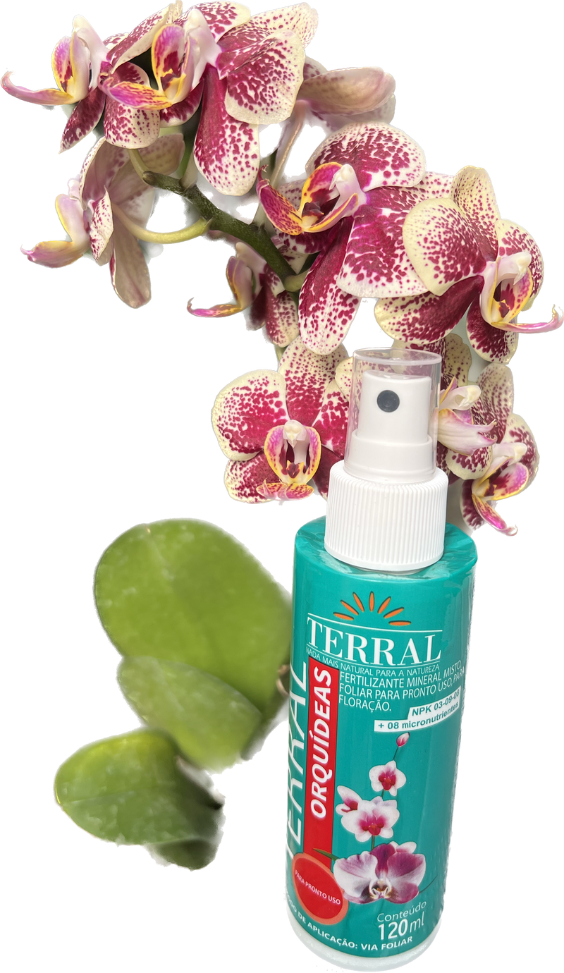 Fertilizante Orgânico Para Orquídeas Pronto Uso (NPK 03-09-08) - 120ml - Terral