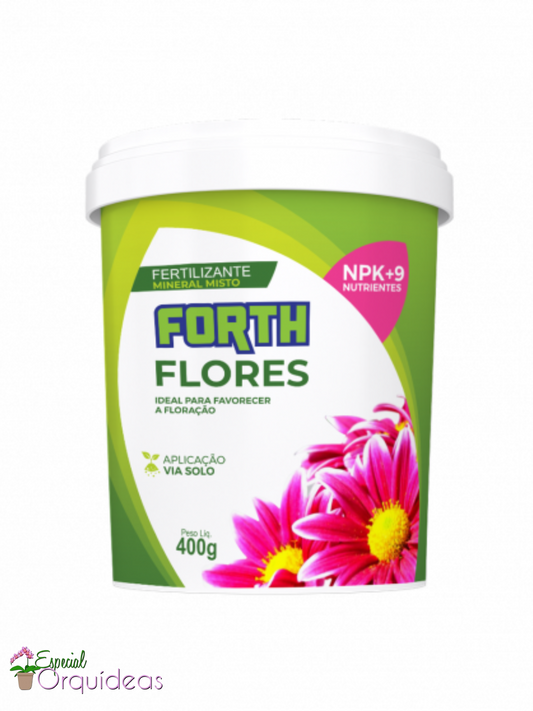 ADUBO FERTILIZANTE FORTH FLORES 400g ORIGINAL