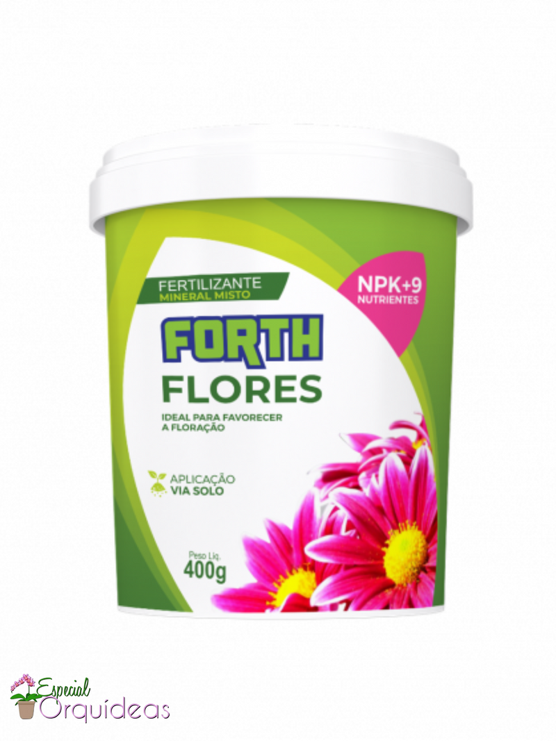 ADUBO FERTILIZANTE FORTH FLORES 400g ORIGINAL