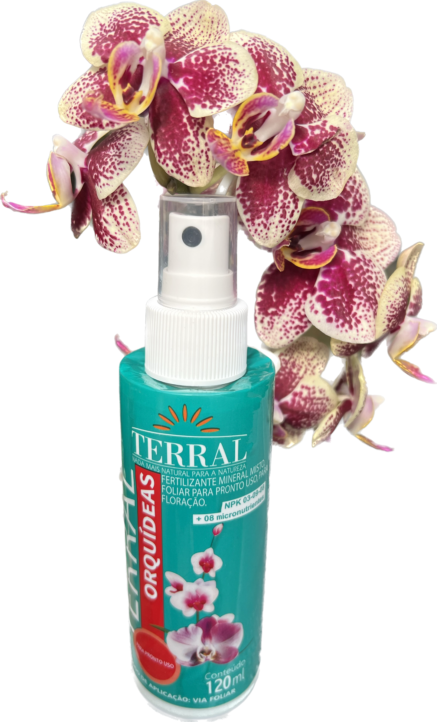 Fertilizante Orgânico Para Orquídeas Pronto Uso (NPK 03-09-08) - 120ml - Terral