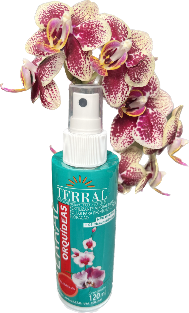 Fertilizante Orgânico Para Orquídeas Pronto Uso (NPK 03-09-08) - 120ml - Terral