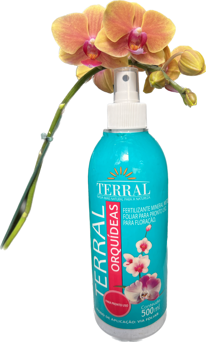 Fertilizante Foliar Terral Orquídeas 500ml - Pronto para uso Spray