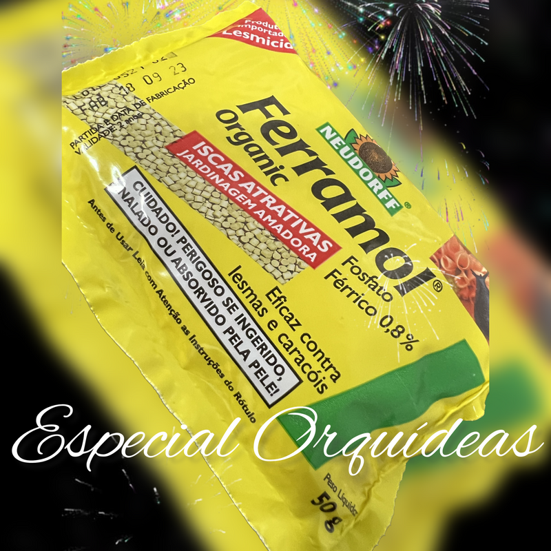 Lesmicida Orgânico Ferramol Neudorff 50g Caracóis Caramujos -Terral