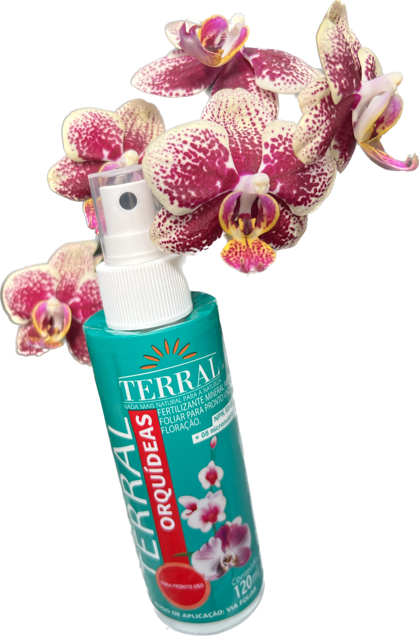 Fertilizante Orgânico Para Orquídeas Pronto Uso (NPK 03-09-08) - 120ml - Terral
