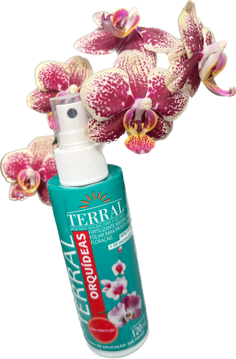 Fertilizante Orgânico Para Orquídeas Pronto Uso (NPK 03-09-08) - 120ml - Terral
