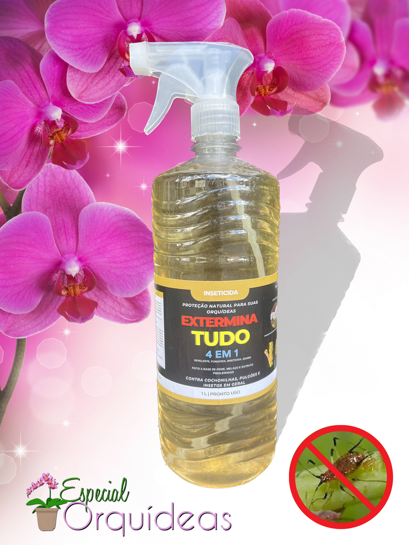 INSETICIDA NATURAL PODEROSO NA PROTEÇÃO DA SUA PLANTA 1 LITRO