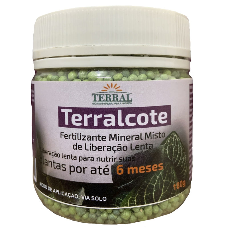 TERRALCOTE PLUS 6M 180g – Fertilizante de Liberação lenta - Terral